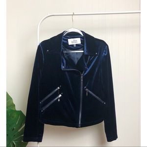 NWOT >> Velvet Moto Jacket >> Badgley Mischka